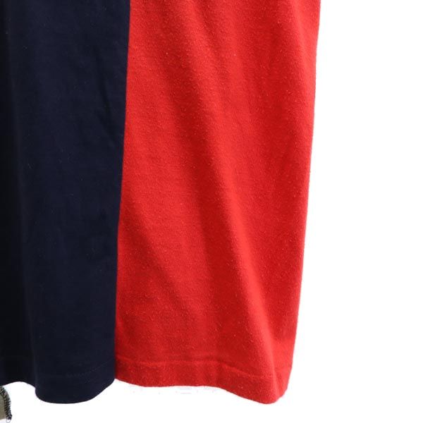 RESCARP リスカープ 23ss リメイク 半袖 Tシャツ 紺×赤×グレー メンズ