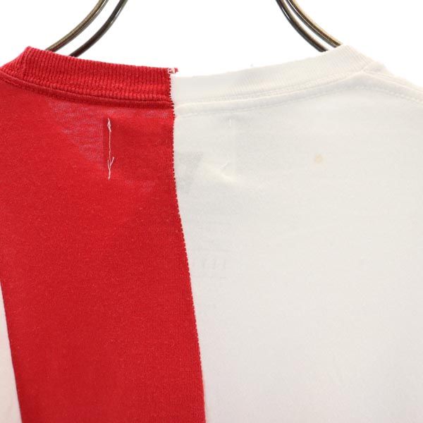 RESCARP リスカープ 23ss リメイク 半袖 Tシャツ レッド×ホワイト メンズ