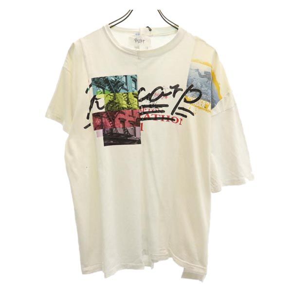 RESCARP リスカープ 23ss リメイク 半袖 Tシャツ ホワイト系 メンズ
