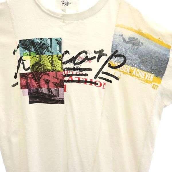 RESCARP リスカープ 23ss リメイク 半袖 Tシャツ ホワイト系 メンズ