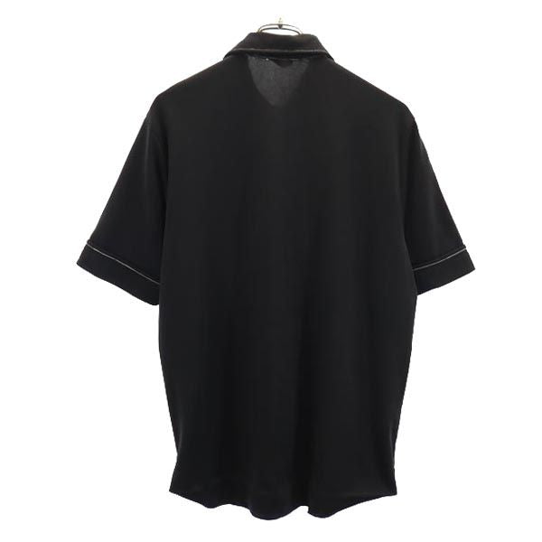 VINTAGE ヴィンテージ 70s 半袖 ポロシャツ 黒 メンズ