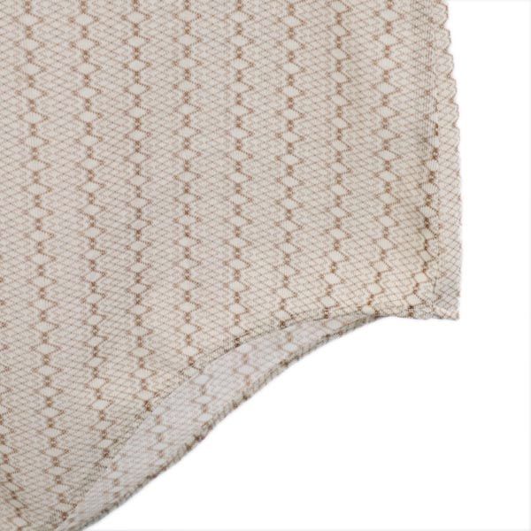 DEBONAIR デボネア 70s ヴィンテージ アンティーク 総柄 半袖 シャツ 14 ベージュ×ブラウン メンズ