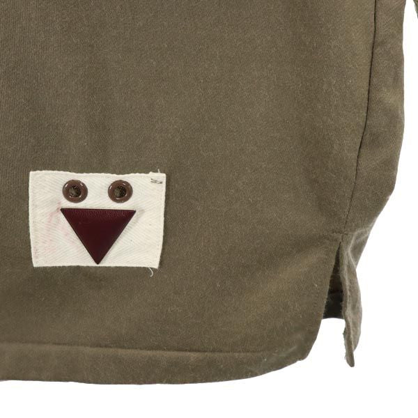 トーガ ビリリース 7分袖 メッシュ スウェット 46 ブラウン系 TOGA VIRILIS メンズ