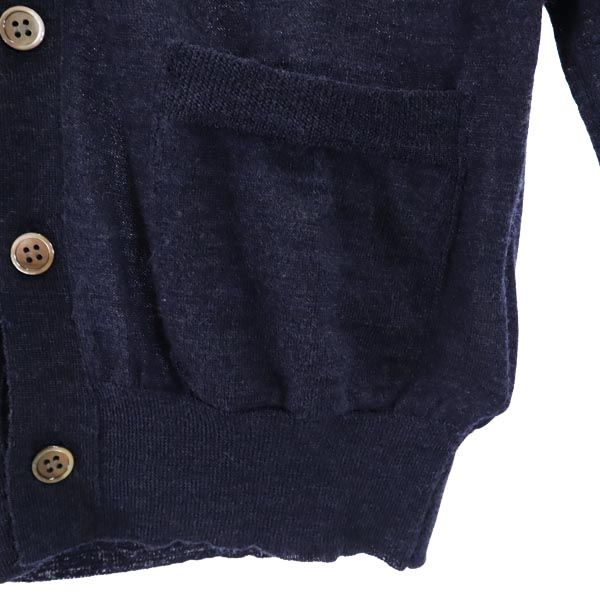 コムデギャルソン コムデギャルソン 2005年 日本製 ウール 長袖 カーディガン M ネイビー COMME des GARCONS COMME des GARCONS メンズ