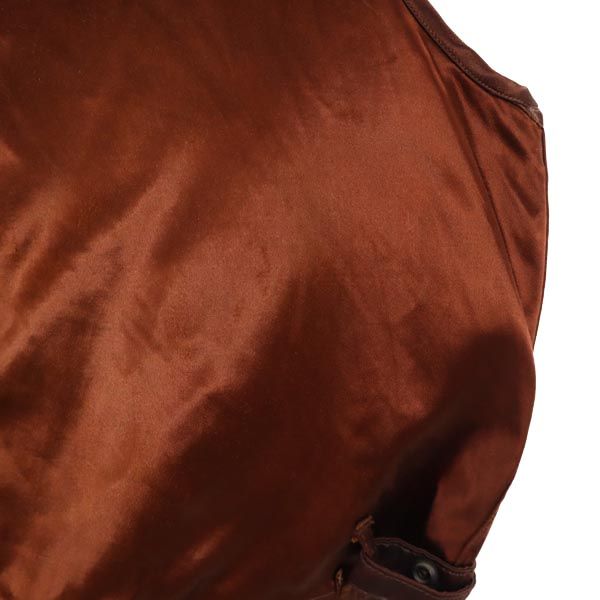 ALPHA INDUSTRIES INC アルファインダストリーズ ベスト M ブラウン メンズ