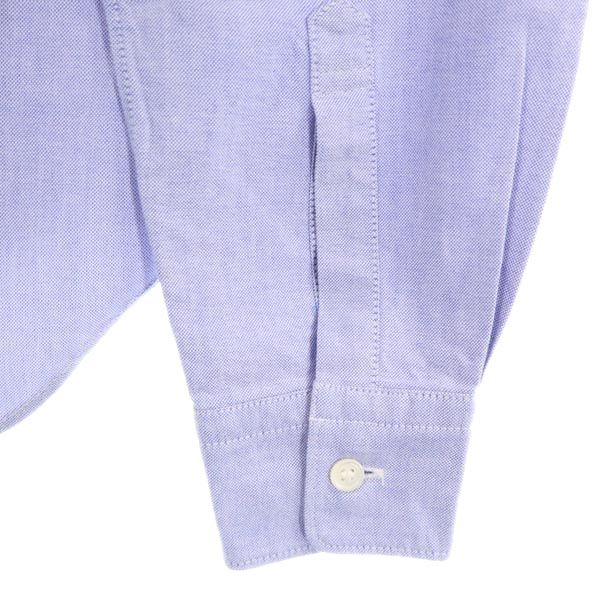 コムデギャルソンオム 2006年 日本製 ストライプライン入り 長袖 シャツ S ネイビー系 COMME des GARCONS HOMME メンズ