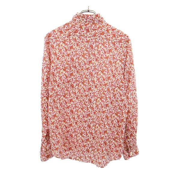 JUNYA WATANABE COMME des GARCONS ジュンヤワタナベコムデギャルソン 2007年 リネン 総柄 長袖 シャツ SS 赤系 メンズ