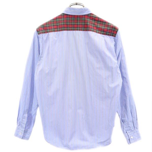 コムデギャルソンオム ストライプ柄 長袖 シャツ SS COMME des GARCONS HOMME メンズ