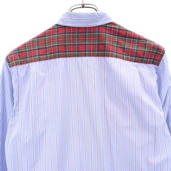 コムデギャルソンオム ストライプ柄 長袖 シャツ SS COMME des GARCONS HOMME メンズ