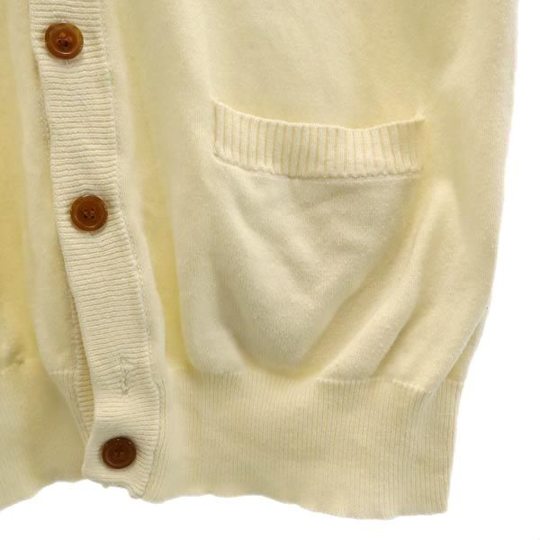 ヴィヴィアンウエストウッド イタリア製 長袖 カーディガン M アイボリー系 Vivienne Westwood メンズ