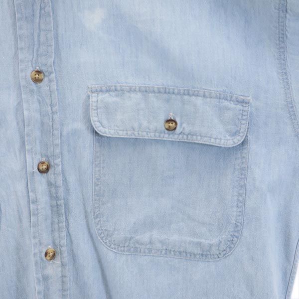 ギャップ 90s オールド 長袖 デニムシャツ M GAP メンズ