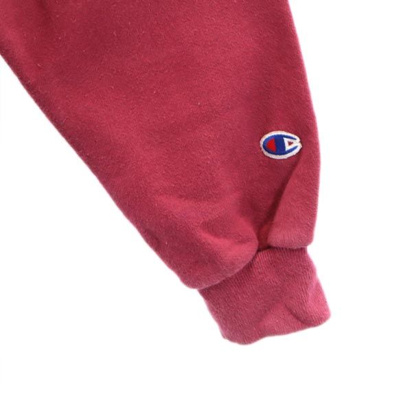 Champion チャンピオン 90s 青タグ USA製 長袖 スウェットパーカー L レッド系 裏起毛 メンズ
