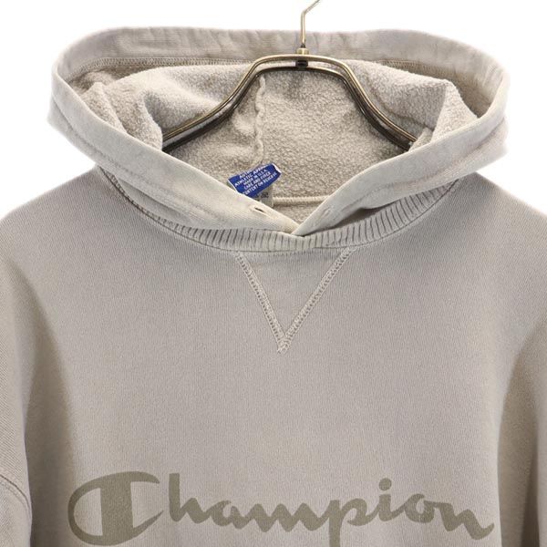 Champion チャンピオン 90s USA製 長袖 スウェットパーカー L グレー系 メンズ