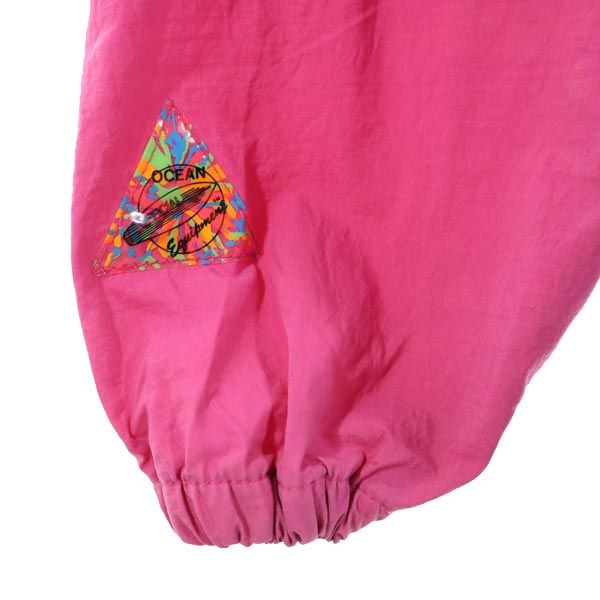 OCEAN EQUIPMENT 90s オールド マウンテンパーカー M ブルー×ピンク メンズ