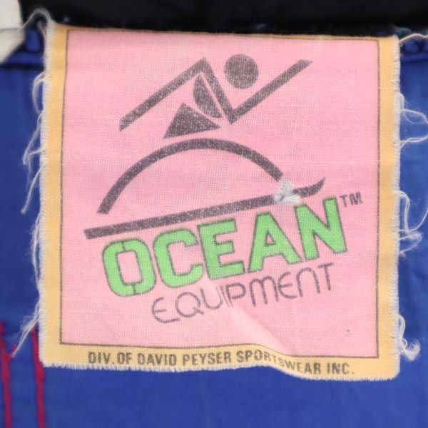 OCEAN EQUIPMENT 90s オールド マウンテンパーカー M ブルー×ピンク メンズ