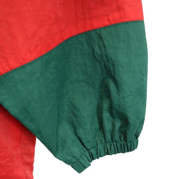 YVES SAINT LAURENT イヴサンローラン 7分袖 ナイロンジャケット レッド系 フード メンズ