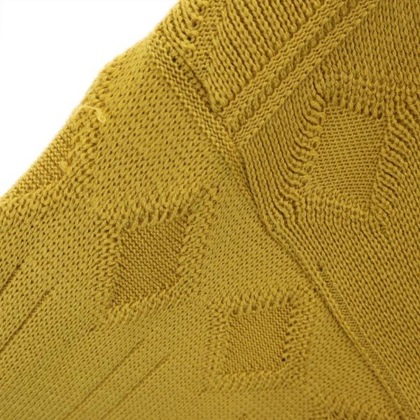 Christian Dior クリスチャンディオール ウール 長袖 ニット L マスタード セーター メンズ