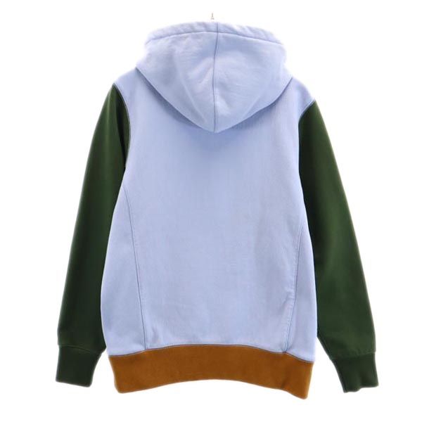 MAISON KITSUNE メゾンキツネ 長袖 スウェットパーカー XXS パープルブルー系 裏起毛 プルオーバー トレーナー メンズ