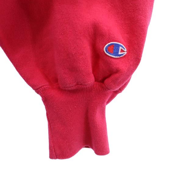 Champion チャンピオン 90s USA製 刺繍タグ 長袖 リバースウィーブ スウェット トレーナー XXL ピンク ビッグサイズ メンズ