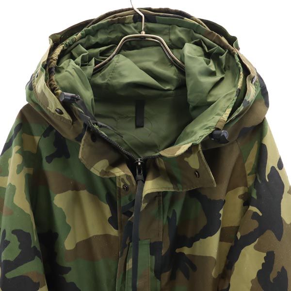 US ARMY アメリカ軍 ECDCS 迷彩柄 ゴアテックス ミリタリージャケット カーキ系 メンズ