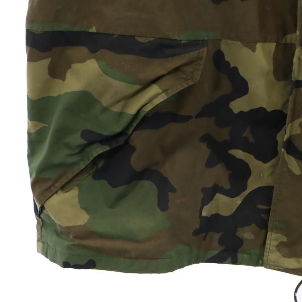 US ARMY アメリカ軍 ECDCS 迷彩柄 ゴアテックス ミリタリージャケット カーキ系 メンズ