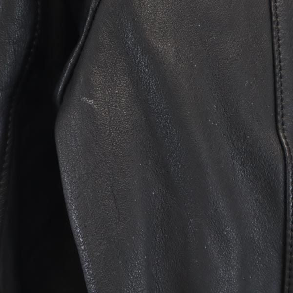 GalaabenD ガラアーベント 牛革 レザージャケット M ブラック系 本皮 メンズ