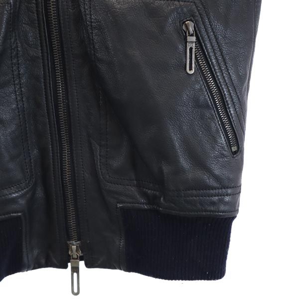 GalaabenD ガラアーベント 牛革 レザージャケット M ブラック系 本皮 メンズ