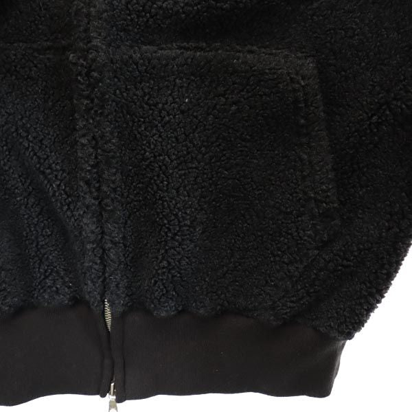 A BATHING APE アベイシングエイプ ボア パンダ ジップパーカー S グレー系 メンズ