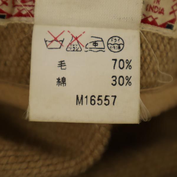 styleeyes スタイルアイズ 東洋エンタープライズ エスニック柄 ウールジャケット 36 ベージュ系 メンズ