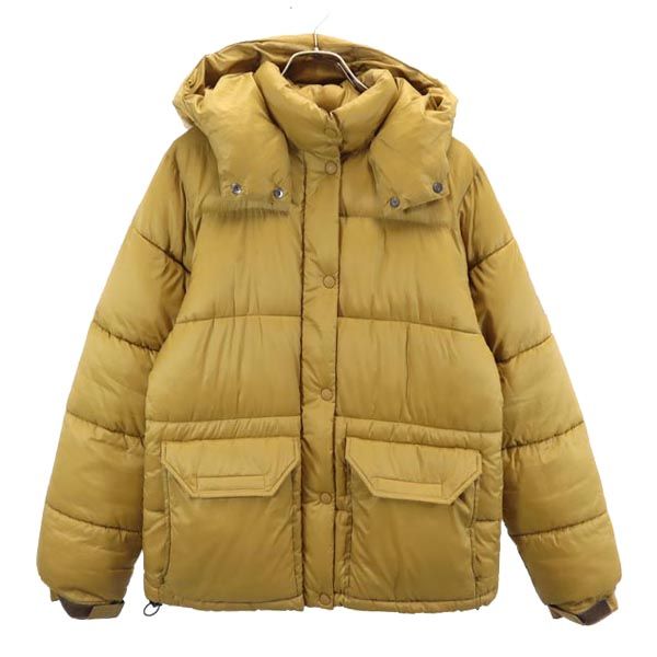 THE NORTH FACE ノースフェイス NYW81931 アウトドア 長袖 フード 中綿ジャケット L ブラウン系 ロゴ レディース