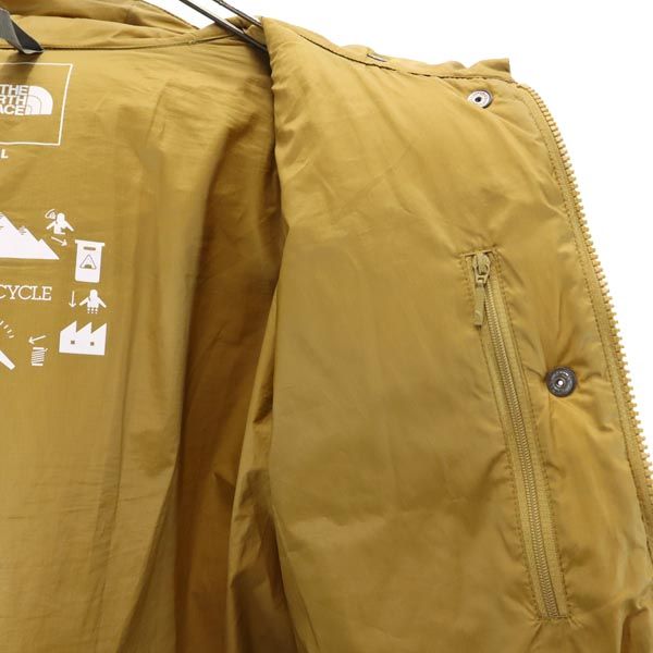 THE NORTH FACE ノースフェイス NYW81931 アウトドア 長袖 フード 中綿ジャケット L ブラウン系 ロゴ レディース