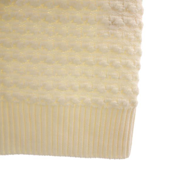 KENZO ケンゾー イタリア製 長袖 ワンピース ニット アイボリー レディース