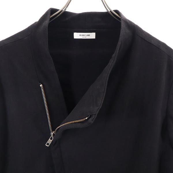 HELMUT LANG ヘルムートラング 日本製 長袖 ジップジャケット XS/S ブラック系 メンズ