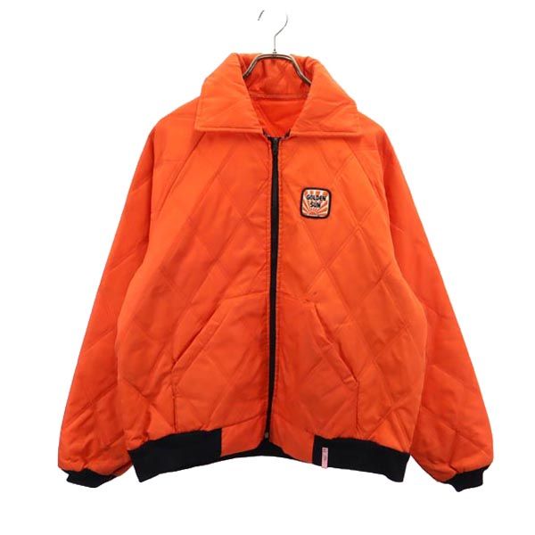 VINTAGE ヴィンテージ 80s キルティングジャケット オレンジ メンズ