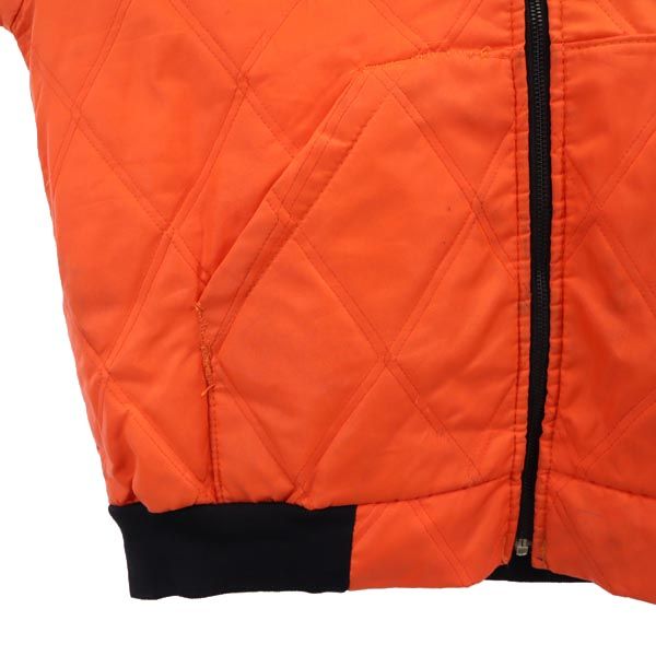 VINTAGE ヴィンテージ 80s キルティングジャケット オレンジ メンズ