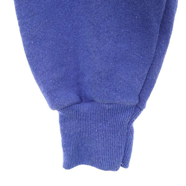 Roochi 90s USA製 オールド 長袖 スウェット XL ブルー系 Roochi トレーナー メンズ