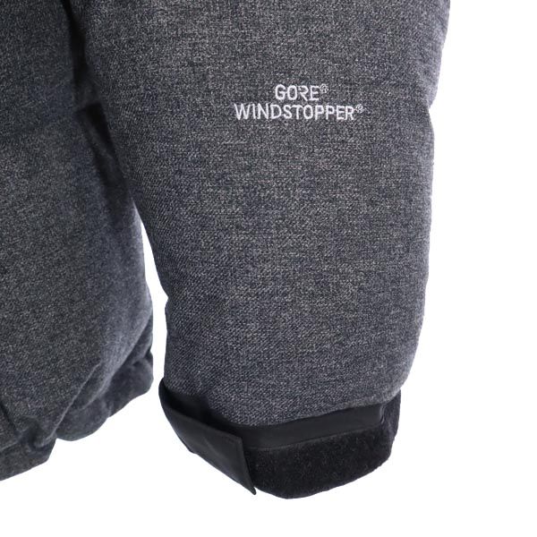 THE NORTH FACE ノースフェイス ND91702R アウトドア 長袖 フード ダウンジャケット L グレー系 ロゴ メンズ