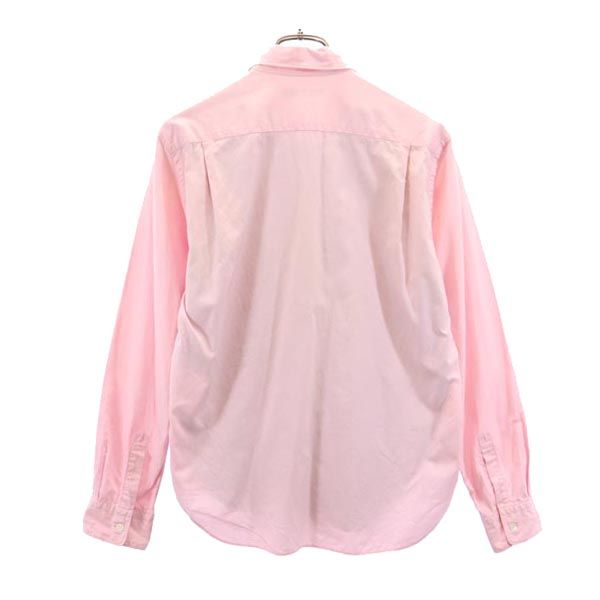コムデギャルソンオム 2008年 チェック柄 長袖 ボタンダウンシャツ SS ピンク×グリーン COMME des GARCONS HOMME メンズ