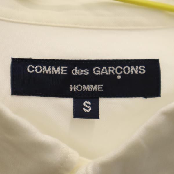 コムデギャルソンオム 2011年 長袖 ボタンダウンシャツ S ホワイト COMME des GARCONS HOMME メンズ