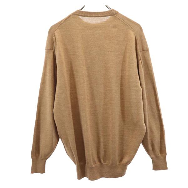 Christian Dior クリスチャンディオール 90s ウールブレンド オールド 長袖 セーター L ベージュ系 ニット メンズ