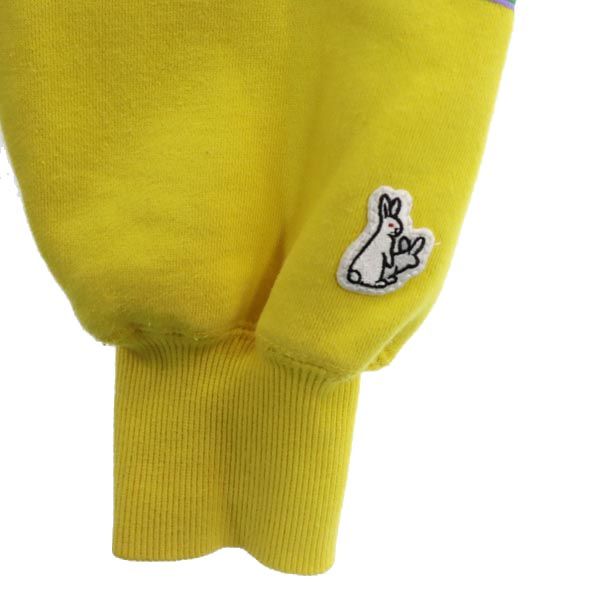 FR2 エフアールツー エクストララージ プリント 長袖 スウェットパーカー L イエロー系 X-LARGE 裏起毛 メンズ