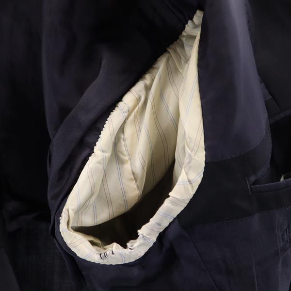 BURBERRY BLACK LABEL バーバリーブラックレーベル 日本製 テーラードジャケット 濃紺 三陽商会 メンズ