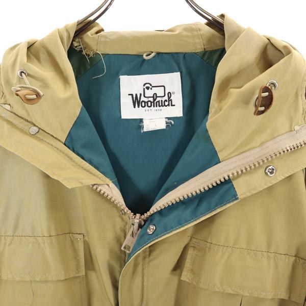 WOOLRICH ウールリッチ 60s 70s USA製 白タグ ヴィンテージ マウンテンパーカー L ベージュ メンズ