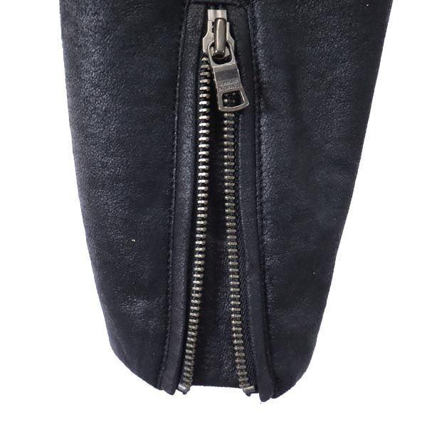 未使用 ARMANI EXCHANGE アルマーニエクスチェンジ 長袖 ダブルライダースジャケット M ブラック系 レディース