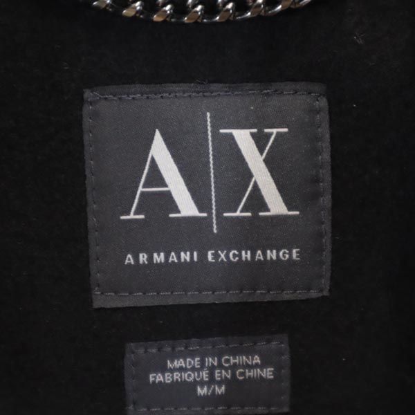 未使用 ARMANI EXCHANGE アルマーニエクスチェンジ 長袖 ダブルライダースジャケット M ブラック系 レディース