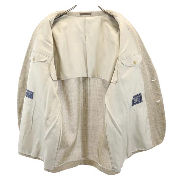 Burberrys バーバリーズ 90s 日本製 オールド ウール テーラードジャケット R40 ベージュ系 メンズ