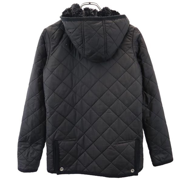 Mackintosh マッキントッシュ 英国製 キルティングジャケット 36 黒 裏ボア レディース