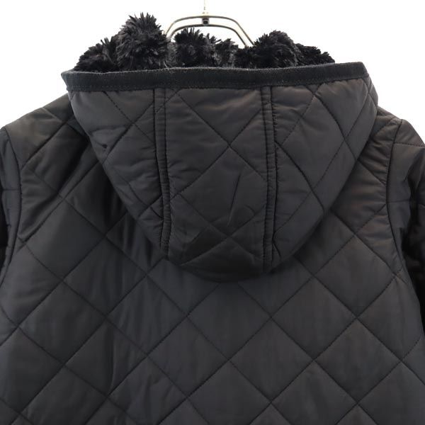 Mackintosh マッキントッシュ 英国製 キルティングジャケット 36 黒 裏ボア レディース