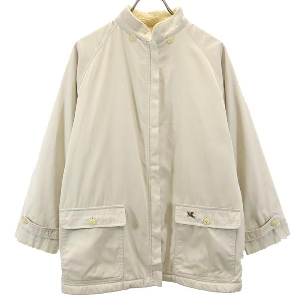 Burberrys バーバリーズ 90s オールド 裏ボア ジャケット アイボリー系 レディース