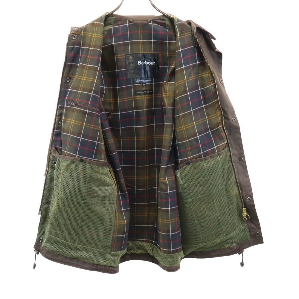 バブアー LIGHTWEIGHT BEAUFORT 長袖 ビューフォート ジャケット XS ブラウン系 Barbour 裏チェック メンズ